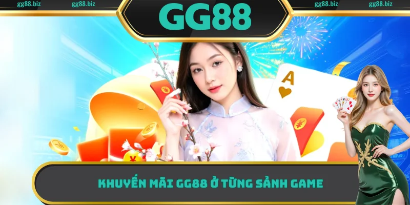 Khuyến mãi GG88 ở từng sảnh game